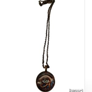 Eye Pendant Necklace with Chain